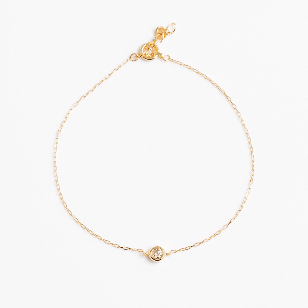 【真鑽手鍊】A'jane 18K金 真鑽手鍊 A052410-002, , large