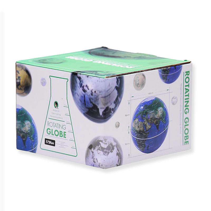 自轉地球儀 - 金黑, , large