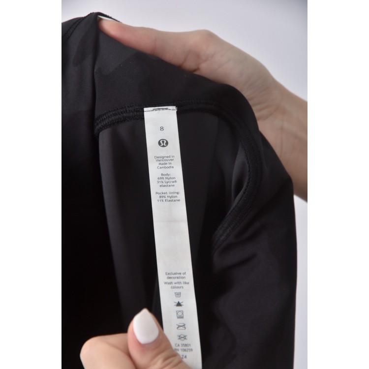 (XL) lululemon運動質感迷彩灰色長褲二手衣, , large