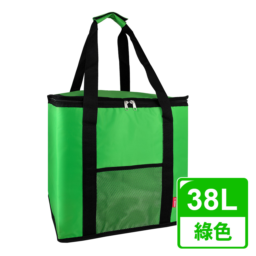 【G+居家】防潑水亮彩保溫保冰袋38L特大款(保溫保冰袋/露營保冷袋/肩背袋/手提環保袋/外送袋/保鮮袋/野餐袋/保溫餐袋/手提袋), , large