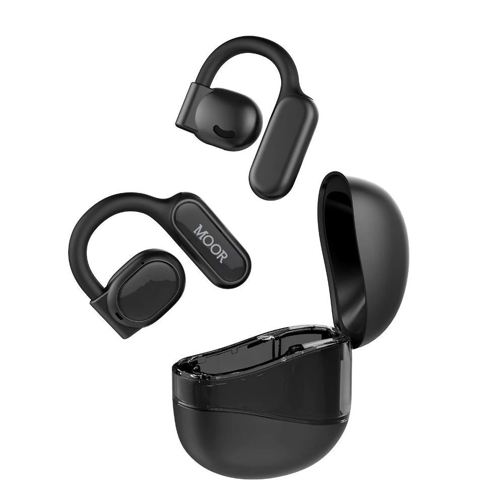 【魔耳】MOOR OpenWave開放式藍牙耳機(星夜黑), , large