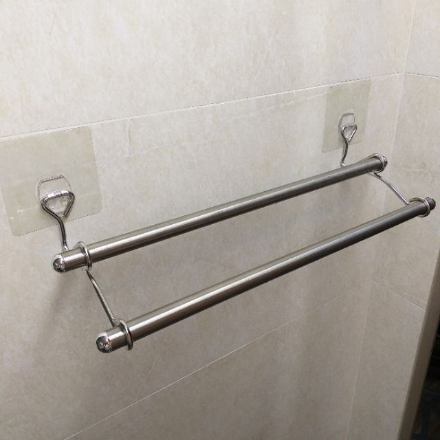 [Beargood sticker] 60cm Double Towel Bar (304 Stainless Steel), , large