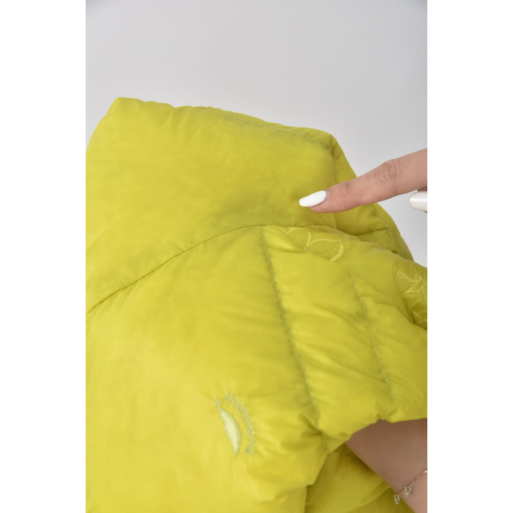 (M) eversmile羽絨輕薄黃色外套二手衣, , large