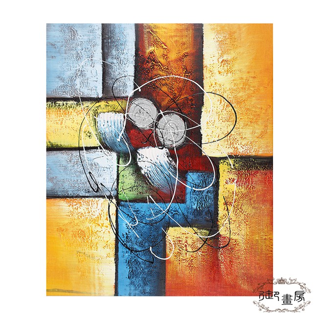 【御畫房】 手繪無框油畫-金玉滿堂 50x60cm, , large