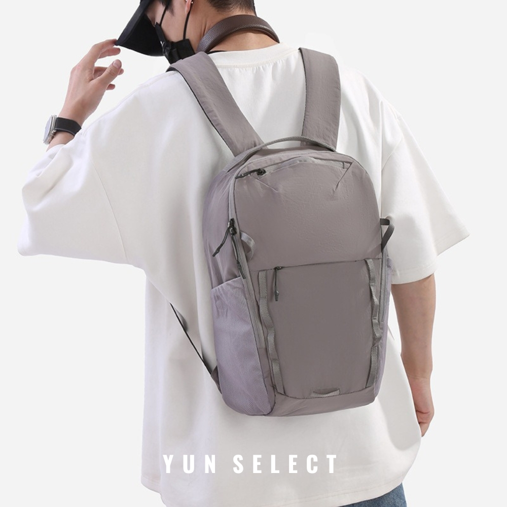 【YUNJOIN】Sohna 輕野漫行後背包｜韓版大容量 輕量設計 通勤/商務/旅行/健行 筆電收納 多隔層 可插行李箱, , large