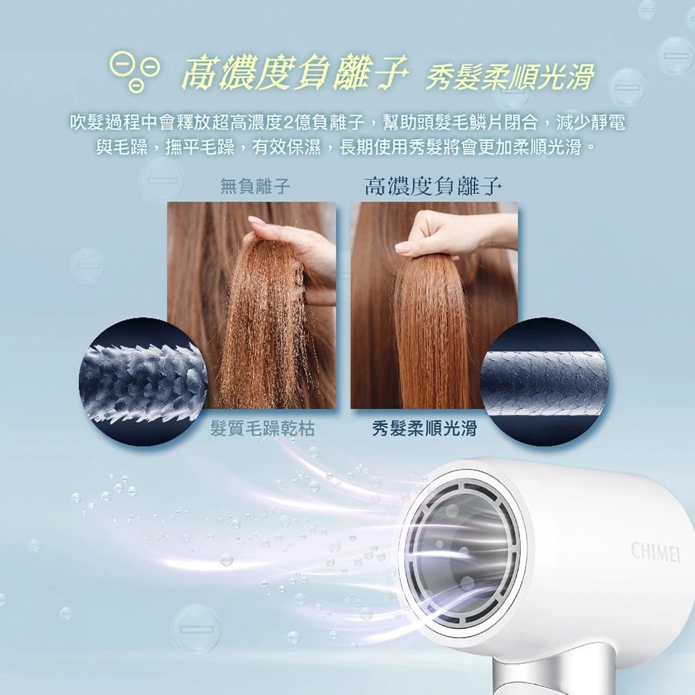 CHIMEI High-Speed Ionic Hair Dryer HD-15HCN0, , large