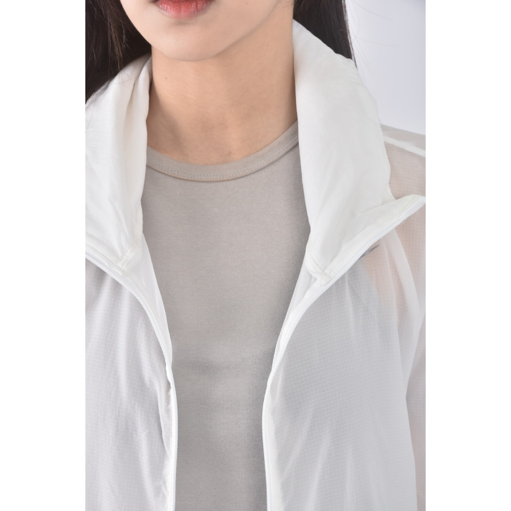 (S) nike質感連帽白色外套二手衣, , large