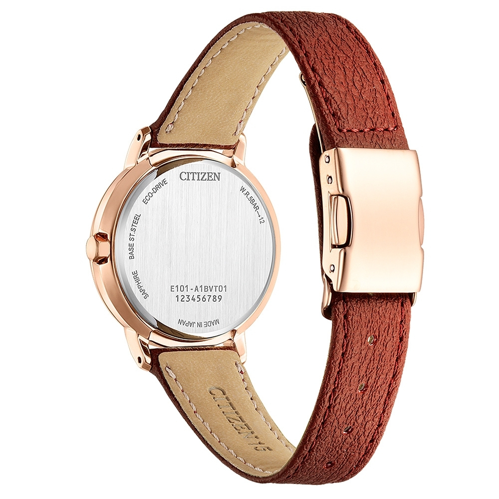 CITIZEN 星辰 XC 亞洲限定 光動能大三針女錶 EW2427-19A, , large