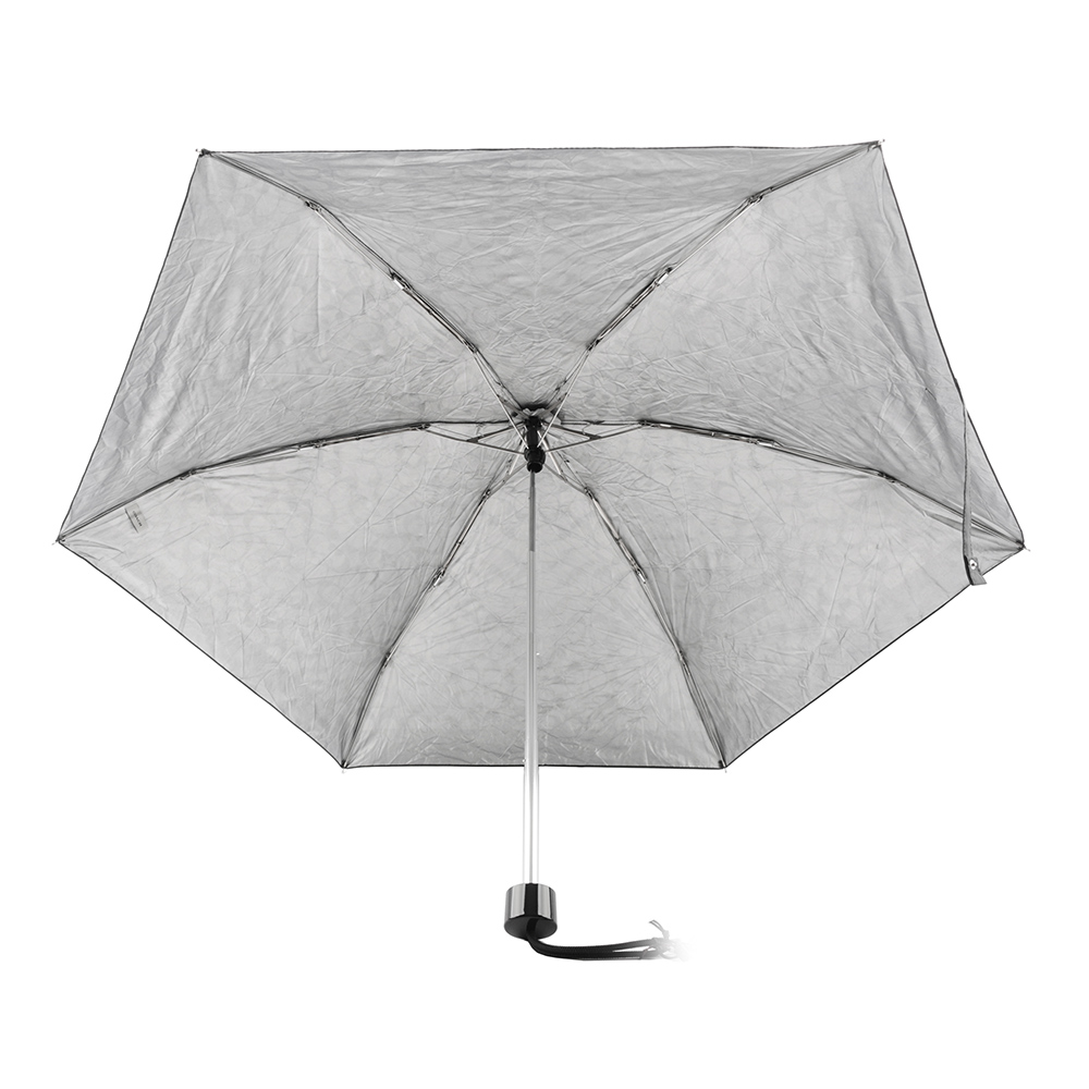 COACH CC Logo 滿版標誌環保材質迷你雨傘/石墨黑, , large