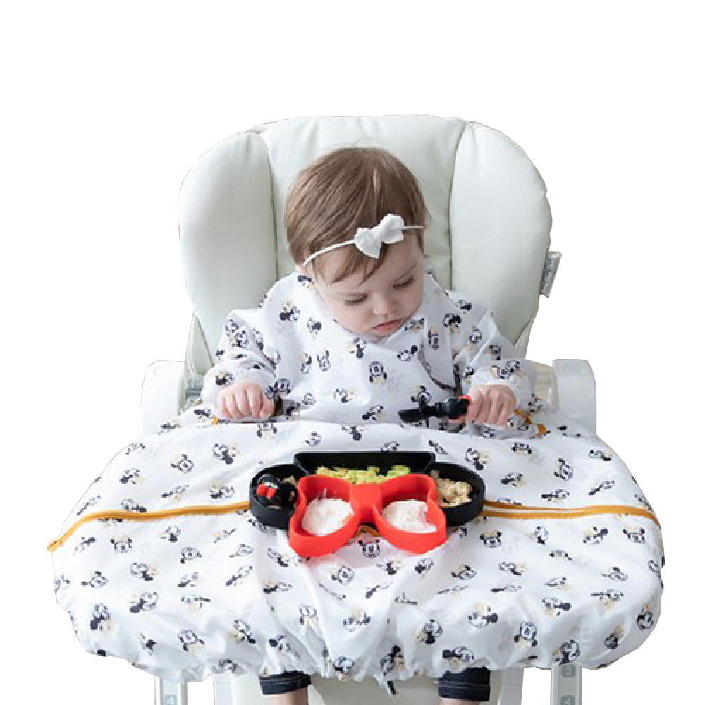 Bumkins 高腳椅圍兜-貪吃維尼, , large