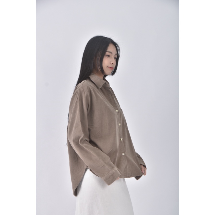 (XL) chemi韓牌排扣綠色長袖上衣二手衣, , large