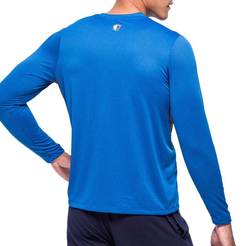 三槍牌男速乾吸排長袖衫, , large