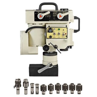 WIN五金 台灣製造 清山牌 <AE260-220V> 無刷八段變速磁性鑽孔機 磁性鑽台 鋼構鑽台 磁力鑽孔機 攻牙機 鑽孔機, , large