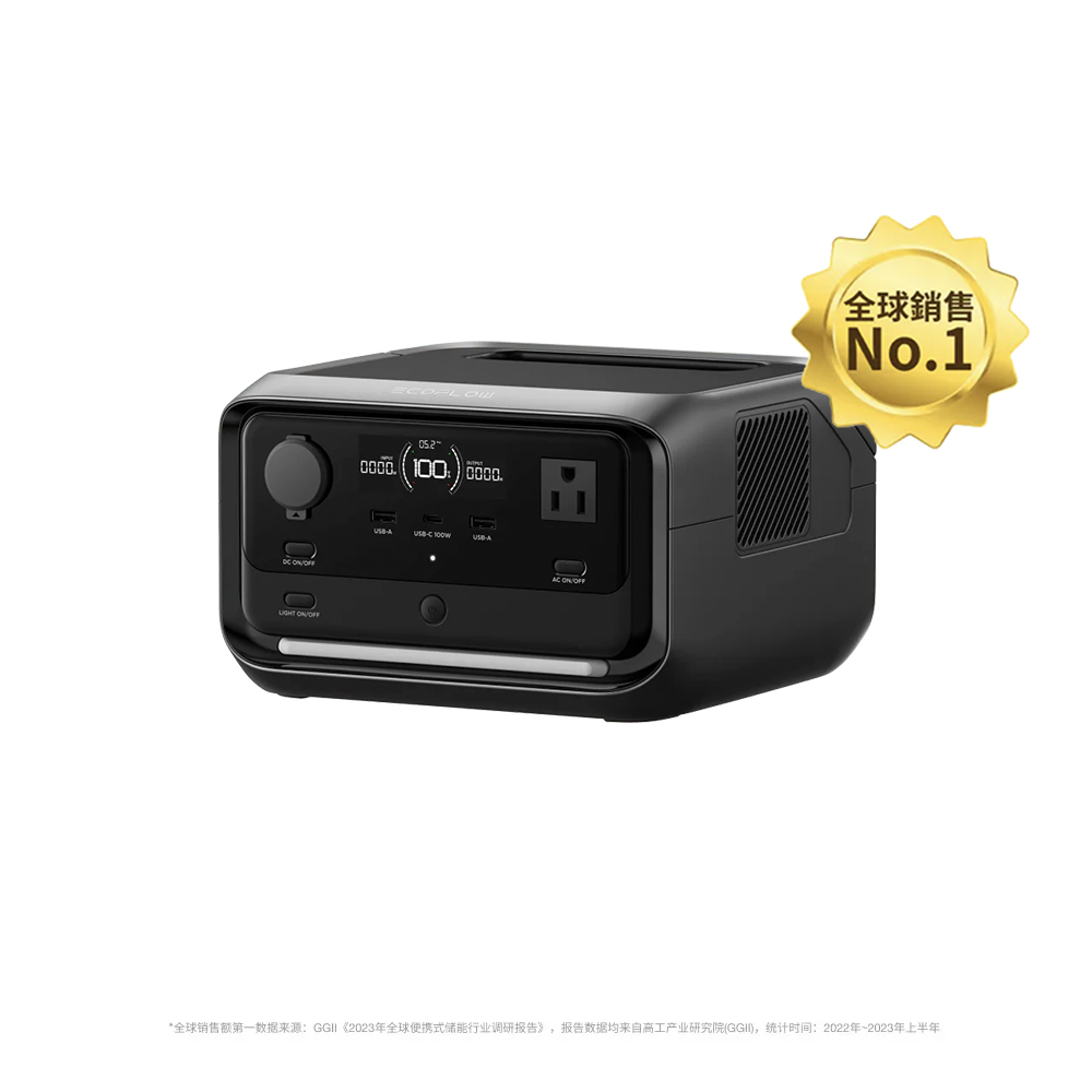 【固士特】EcoFlow RIVER 3 Max Plus 儲能電源組合 ( RIVER 3 Plus＋EB600 )＋160W 太陽能板, , large