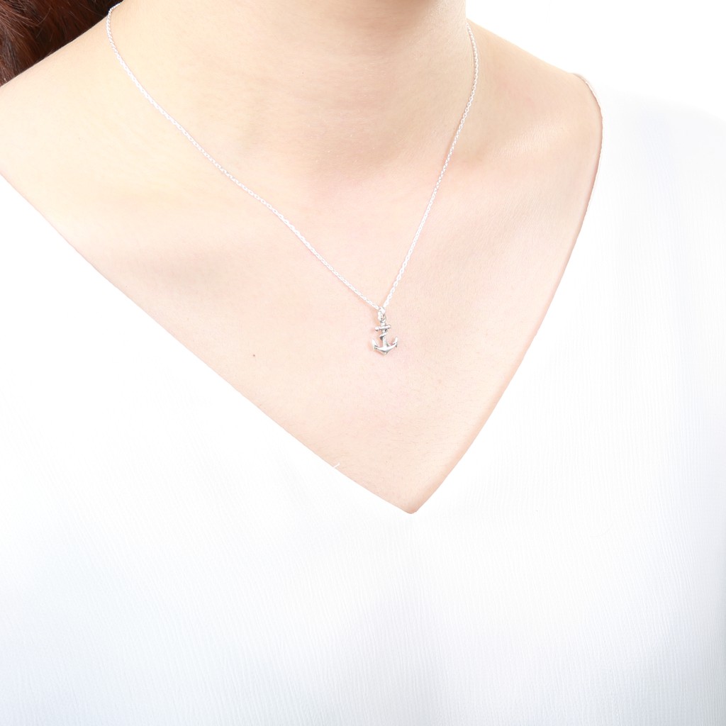 【Angel & Me】定情 繩結 船錨 (小) s925純銀項鍊 情人節禮物, , large