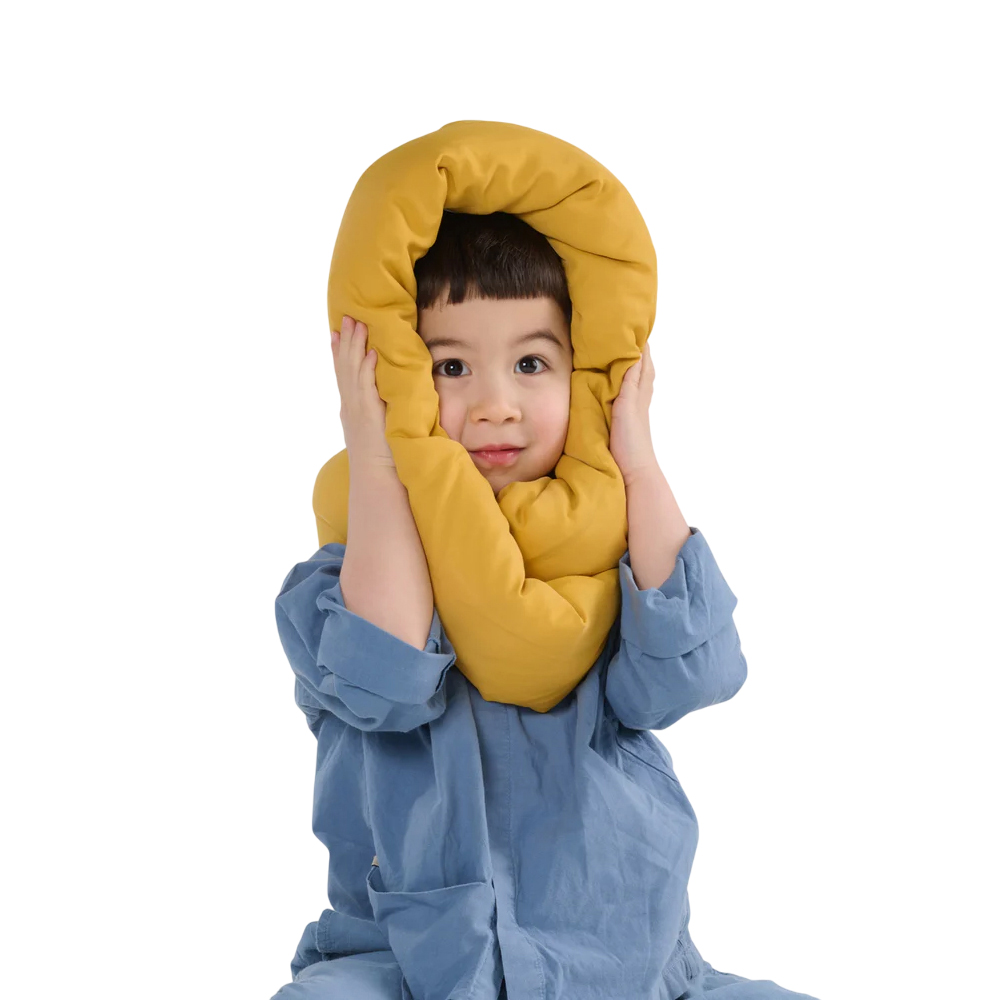 Infinity Pillow Mini百變頸枕(赭石黃)