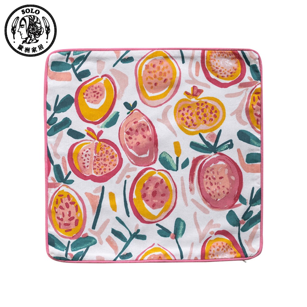 【SOLO Vintage】LCW Home 45x45cm Fruit Printed Pillow Cover Home Decor, , large