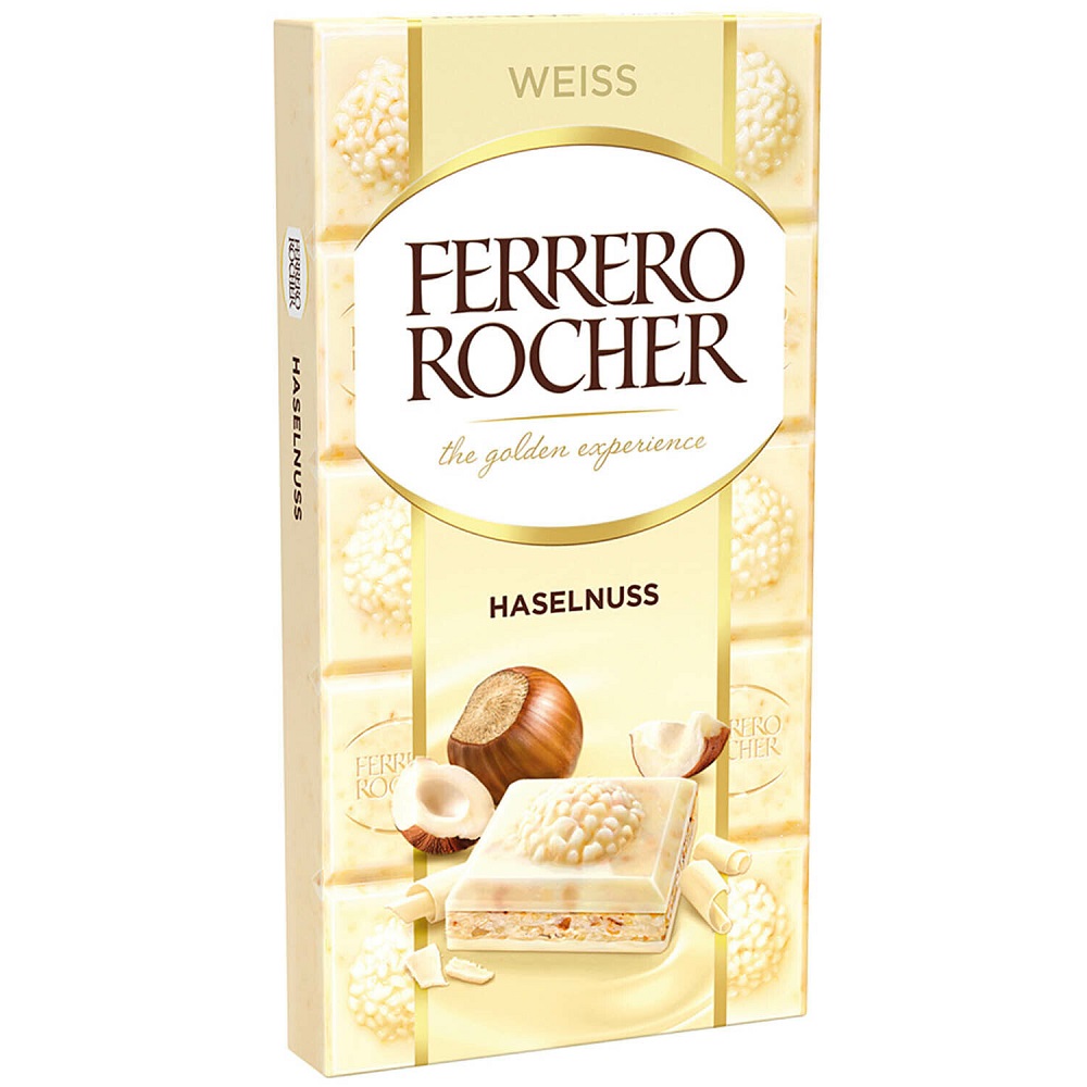 Ferrero Rocher Tafel White Chocolate, , large