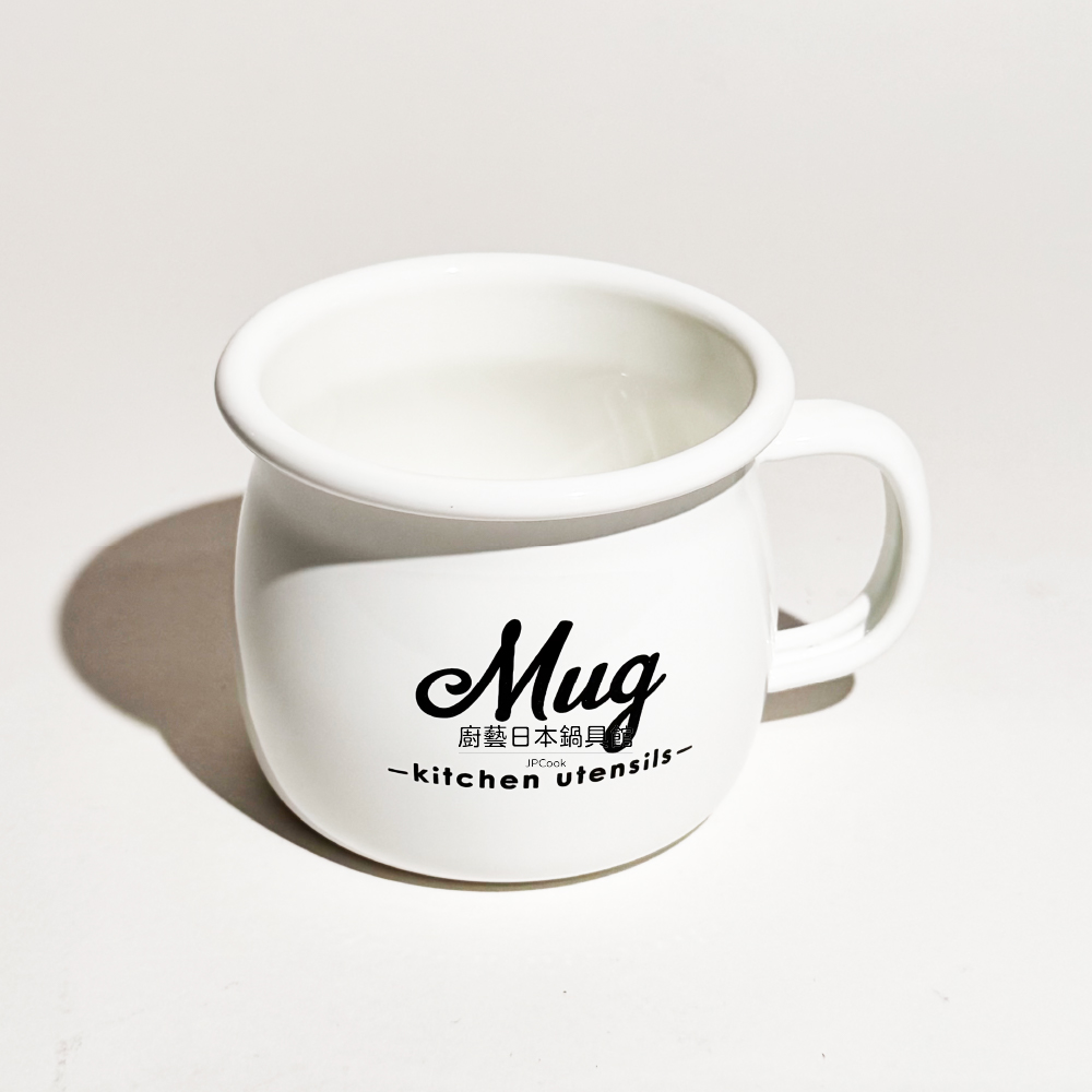 [豐琺瑯] 日本製｜馬克杯｜Lily White系列｜手工琺瑯｜LW-208, , large