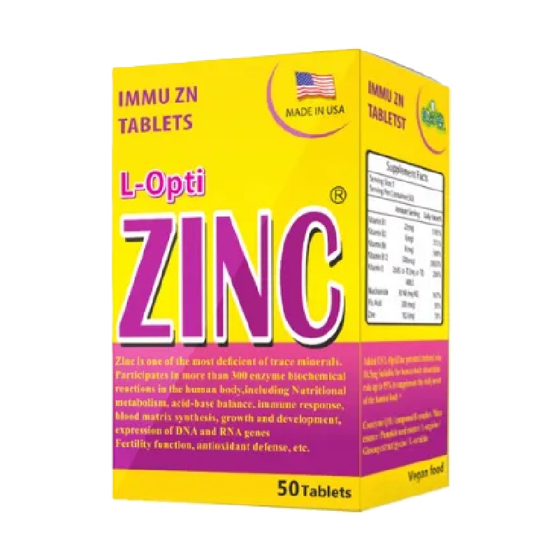 [佑全保健藥妝]健知樂美國鋅活力素食錠(食品)50錠/盒, , large