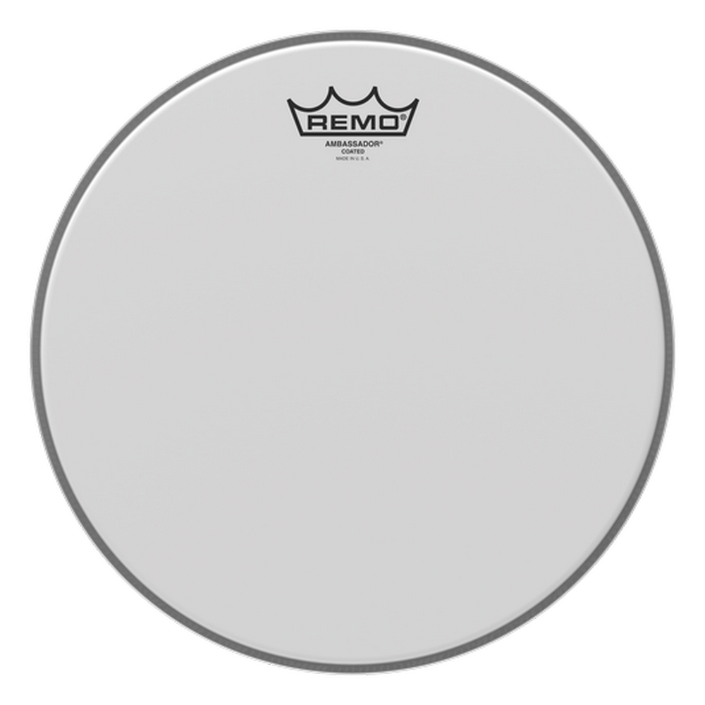 REMO Ambassador Coated 單層噴白鼓皮 12"【敦煌樂器】, , large