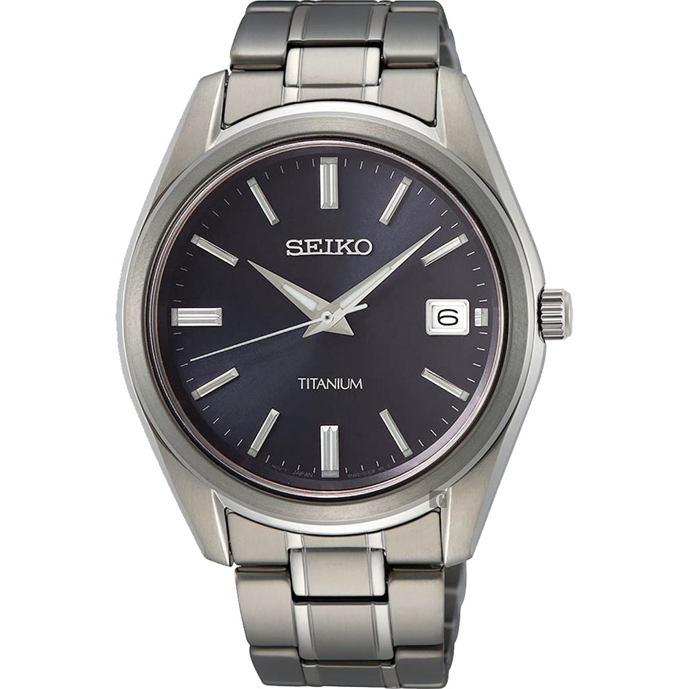 SEIKO 精工 CS 鈦金屬簡約手錶-40mm 6N52-00B0V(SUR373P1)