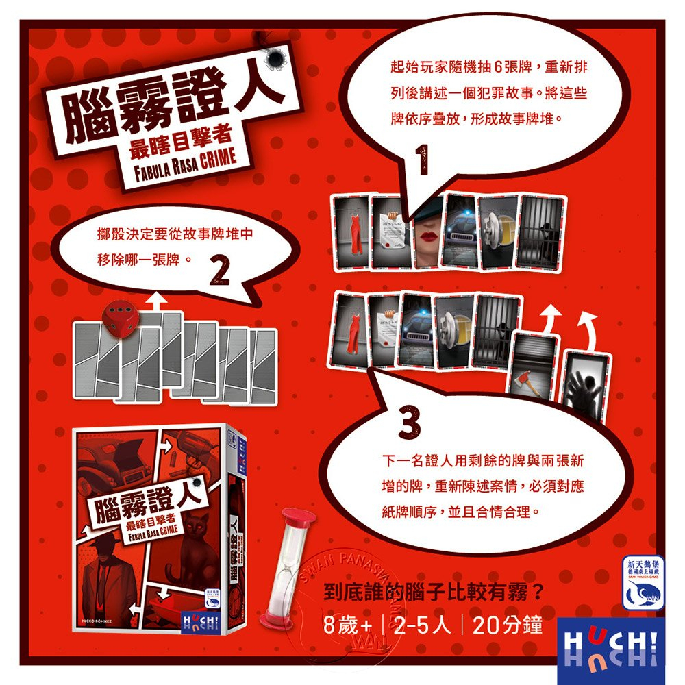 【新天鵝堡桌遊】腦霧證人, , large