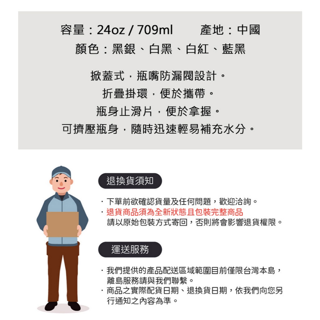 NIKE REFUEL BOTTLE 瓶蓋擠壓水壺 24OZ/709ml 運動水壺 便攜 防漏 黑銀 白黑 白紅 藍黑, , large