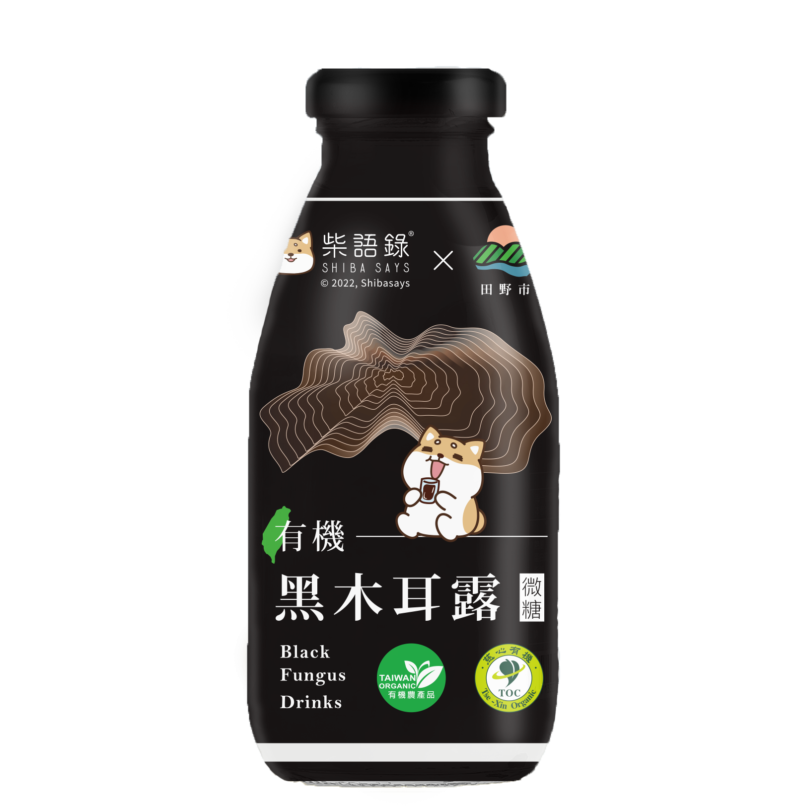 田野市有機黑木耳露290ml, , large