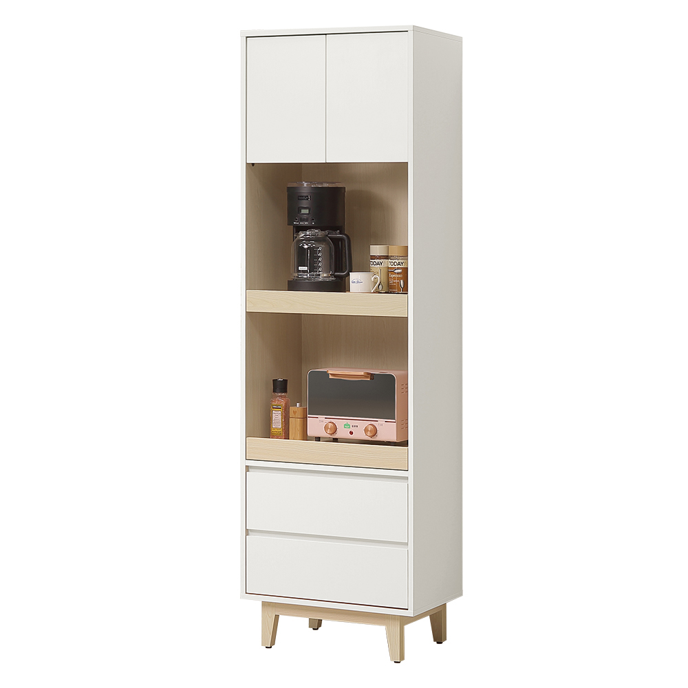 【唯熙傢俱】羅伊原木雙色2尺電器櫃, , large