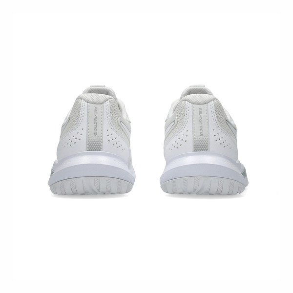 Asics Gel-tactic 13 女 排球鞋 羽球鞋 穩定 包覆 回彈 白 銀 [1072A118-100], , large
