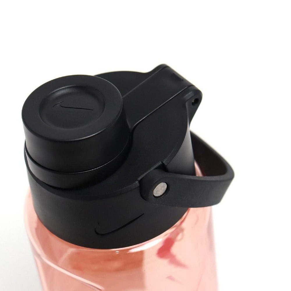 NIKE TR RECHARGE 大口徑水壺16OZ/470ml GRAPHIC 運動水瓶 隨身杯 可機洗 防漏 橘粉, , large