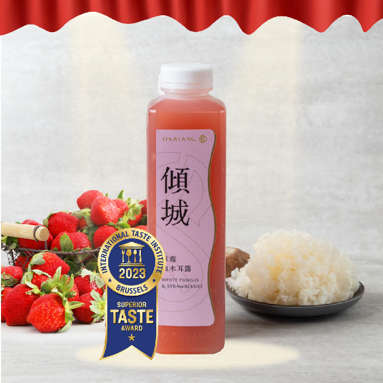 OKASANG White fungus & Strawberries, , large