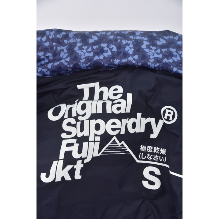 (S) superdry迷彩藍色外套二手衣, , large