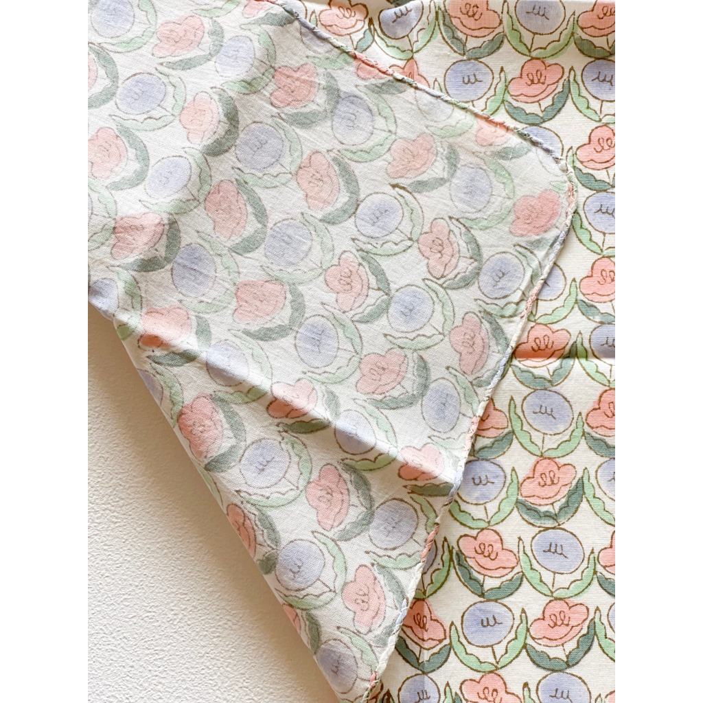 日本設計/印度製造 admi 全棉 方形 45x45 cm 手帕 手巾 (Chorus 03), , large