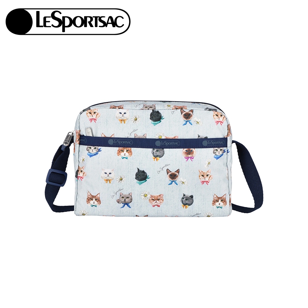|快速出貨|Lesportsac DANIELLA CROSSBODY 拉鍊斜背包 側背包 送禮-晴空貓語, , large