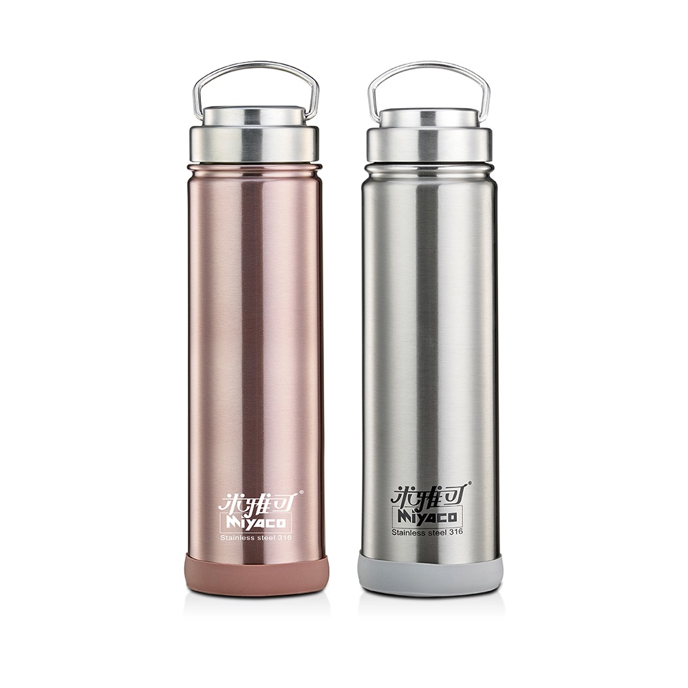 Miyaco 米雅可 經典316不銹鋼真空廣口保溫瓶 玫瑰金350ml-Leidea樂德兒, , large