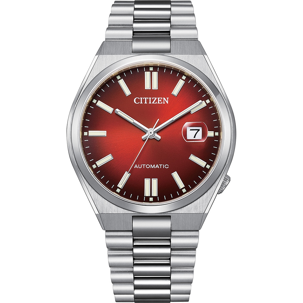 CITIZEN 星辰 限量款 TSUYOSA 青春撞色機械錶-漸層紅 禮物 NJ0150-56W, , large