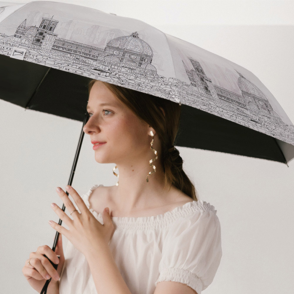 【boy】Sun Shade UV Protection Umbrella-Florence Cathedral, , large