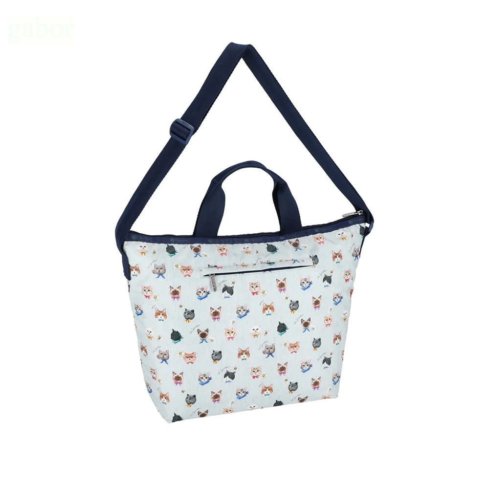 Lesportsac Deluxe Easy Carry Tote 兩用托特包 送禮-晴空貓語, , large