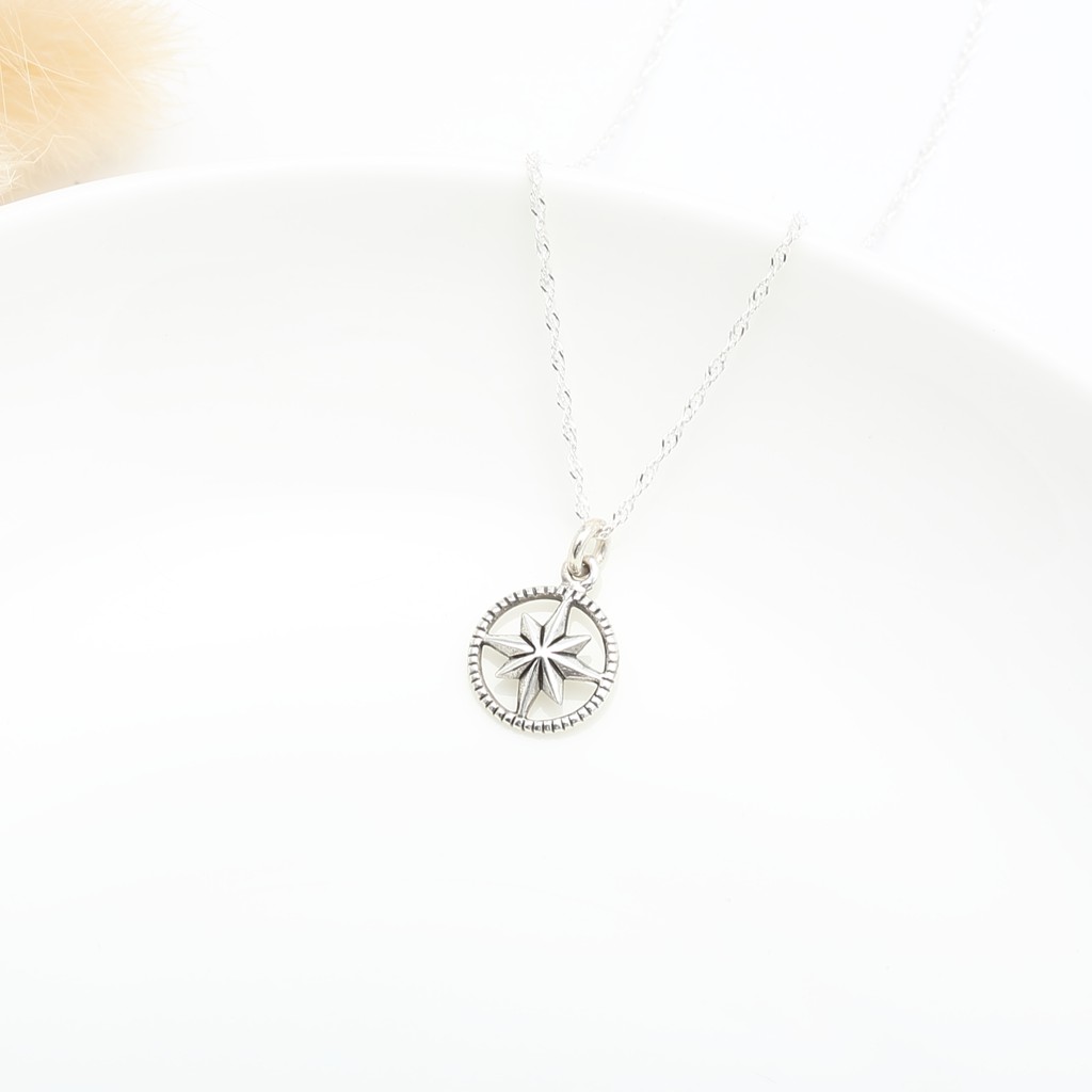 【Angel & Me】Lucky Compass North Star (Small) s925 sterling silver necklace gift, , large