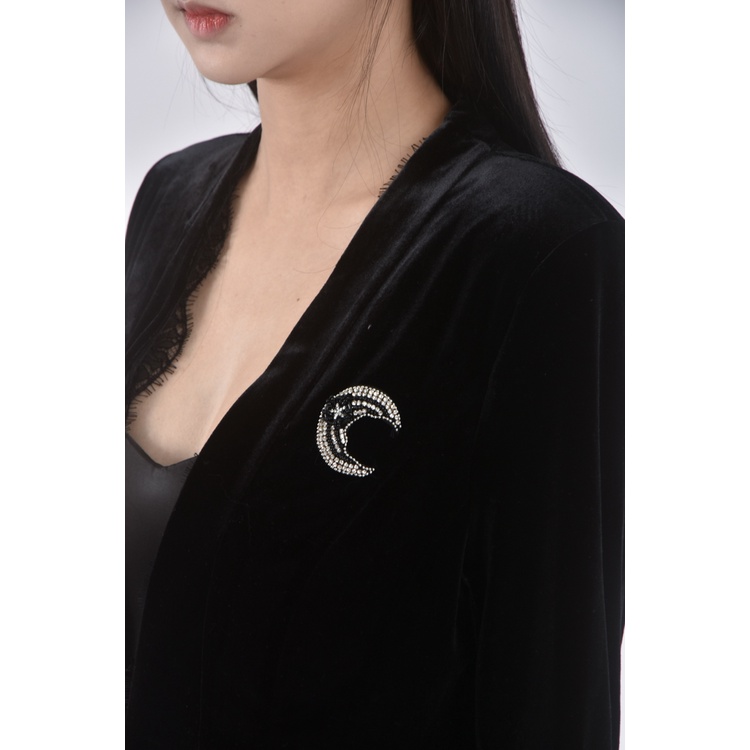 (M) glory21單扣月亮黑色外套二手衣, , large