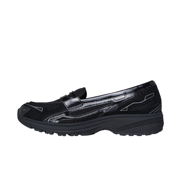 Kixpress-Skechers 思克威爾 Var-City 女 休閒鞋 樂福鞋 Y2K 舒適 穿搭 黑 [159305BBK], , large