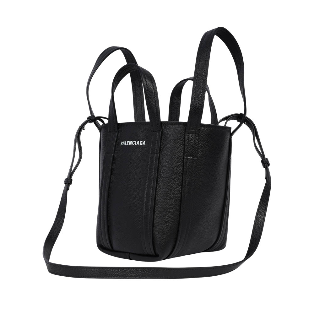 BALENCIAGA Everyday North-South 牛皮二用托特包/XS/黑色, , large