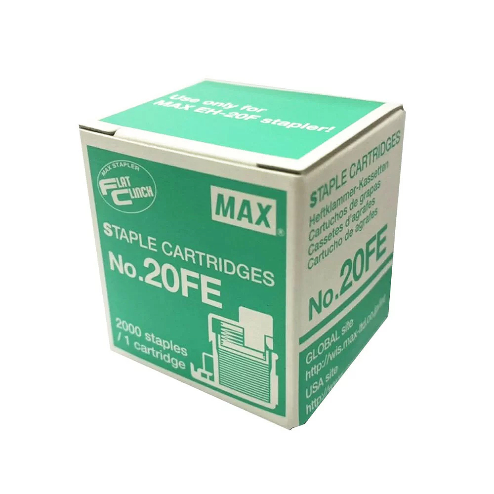 【MAX 美克司】電動釘書針 2000pcs 5小盒 /組 NO.20FE(EH-20 電動釘書機適用), , large