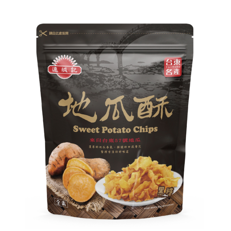 [泓俐]連城記黑糖地瓜酥140g, , large