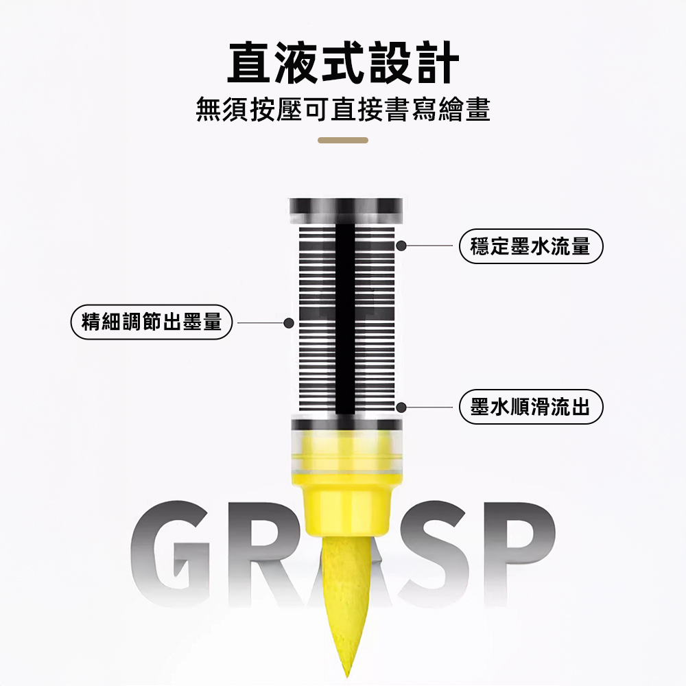 【上手家居】直液式丙烯馬克筆-48色 48色(彩色筆/丙烯麥克筆/馬克筆丙烯/軟頭馬克筆/彩繪筆/丙烯筆/繪畫筆), , large