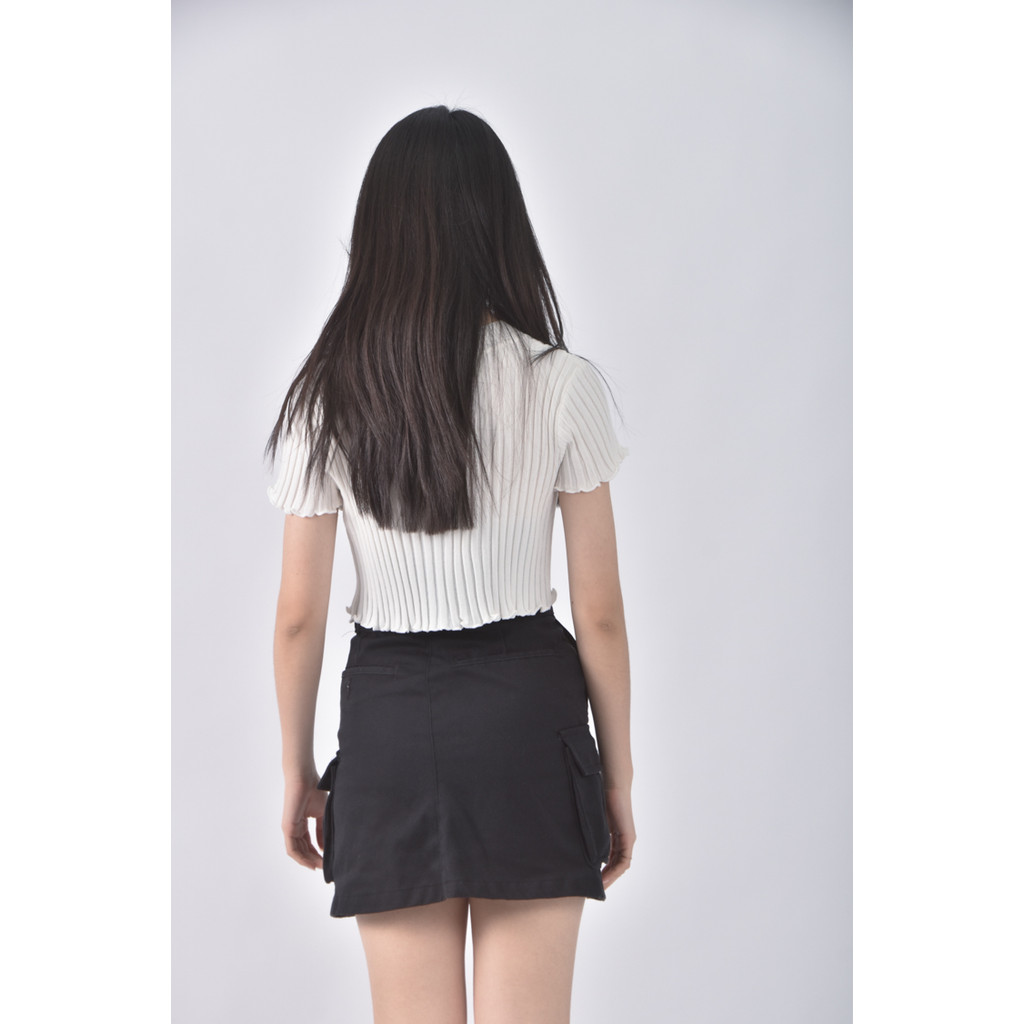 (S) 【里唯私服】dickies質感棉質黑色短裙二手衣, , large