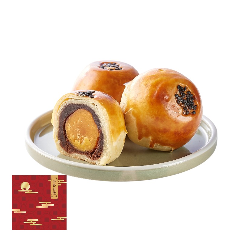 現烤烏豆沙蛋黃酥禮盒9入, , large