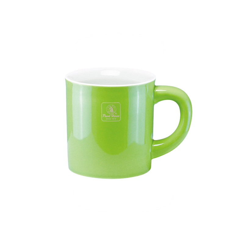 PEARL HORSE Heavy Ceramic Mug – JA-C320-G (Green)